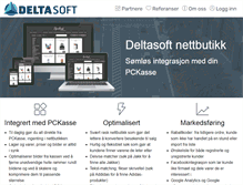 Tablet Screenshot of deltasoft.no